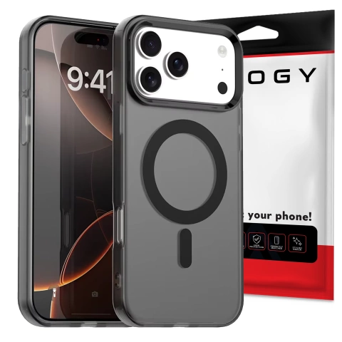 Puzdro Apple iPhone 17 Pro – matný kryt MagSafe s ochranou šošovky, tenký a odolný voči poškriabaniu, perfektne sedí – Alogy Skinny MatteCase™ čierny