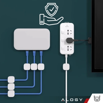HUB-Splitter Alogy-Adapter für Computer-Laptop mit USB-C auf 3x USB-A 2.0 1x USB-A 3.0 Grau