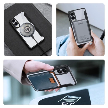 Samsung Galaxy S25 Edge Black Skin X Pro MagSafe Schwarze Hülle