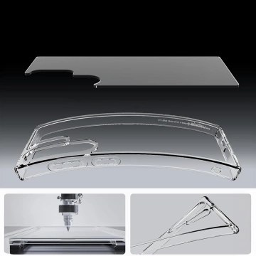 Pouzdro Spigen Ultra Hybrid Crystal Clear pro Samsung Galaxy S25 Ultra