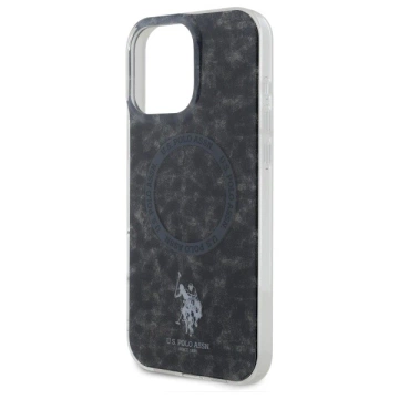 Pouzdro US Polo pro iPhone 16 Pro 6,3" Black Ring MagSafe