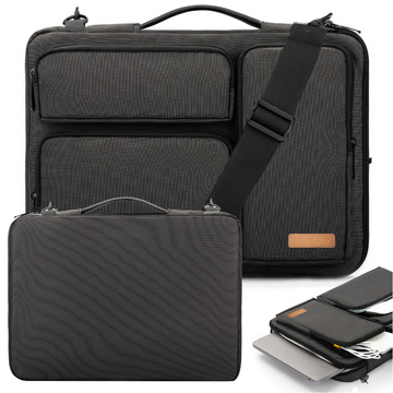 Taška Puzdro Kryt pre MacBook Air/Pro, Laptop, 15,6" tablet Alogy s popruhom cez rameno čierny