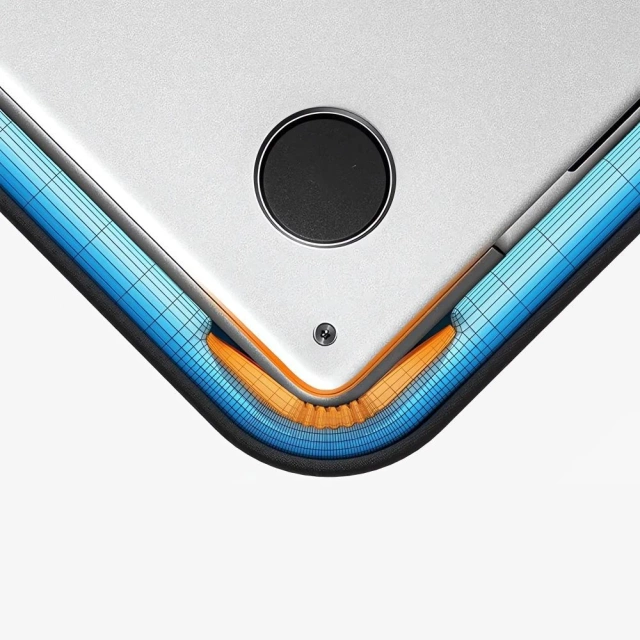 Torba Tech-Protect Defender Bag Laptop 17" Navy Blue z paskiem