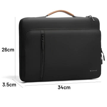Bange Waterproof Backpack for Laptop 15.6" City Travel 45x30x16 cm for Work Airplane Men's Women's with USB Port Black
