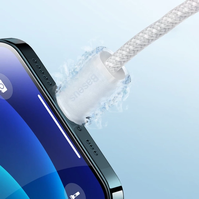 Dynamický kábel Baseus USB Typ C - Lightning Power Delivery 20W 1m biały (CALD000002)