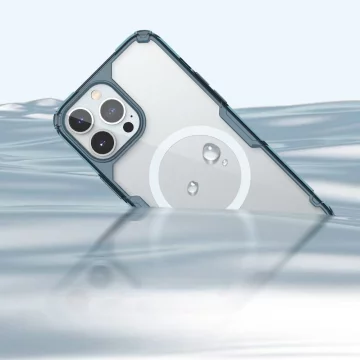 Magnetické puzdro Nillkin Nature Pro pre iPhone 13 Pro Magnetic Armor Cover Transparentný kryt (kompatibilné s MagSafe)