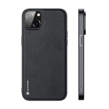 Dux Ducis Fino case cover covered with nylon material iPhone 14 red