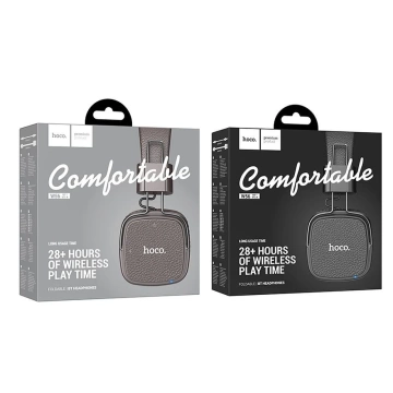 Bezdrátová Bluetooth sluchátka HOCO W56 hnědá