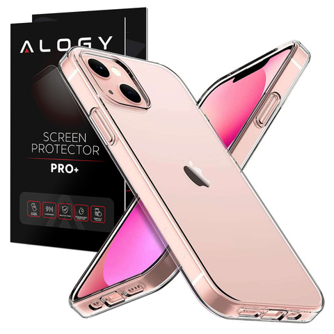 Silikonové pouzdro Alogové pouzdro pro Apple iPhone 14 Plus Clear Glass