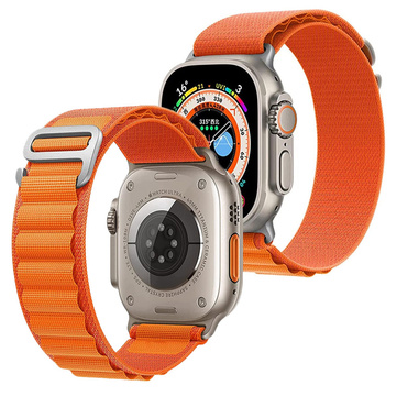 Športový remienok Alogy pre Apple Watch 4/5/6/7/8/SE (38/40/41 mm) oranžový
