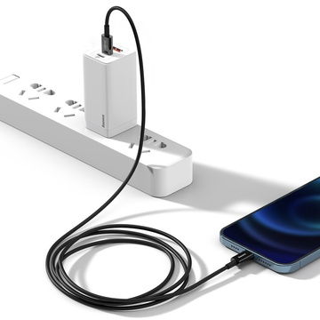 Kabel USB-C für Lightning Baseus Superior Series, 20W, PD, 1m (schwarz)