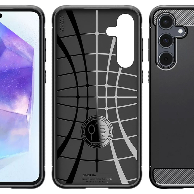 Etui Spigen Rugged Armor do Samsung Galaxy A55 5G Matte Black
