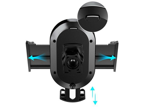 360 Autofensterhalter Alogy Carbon Black Baseus Black Ladegerät