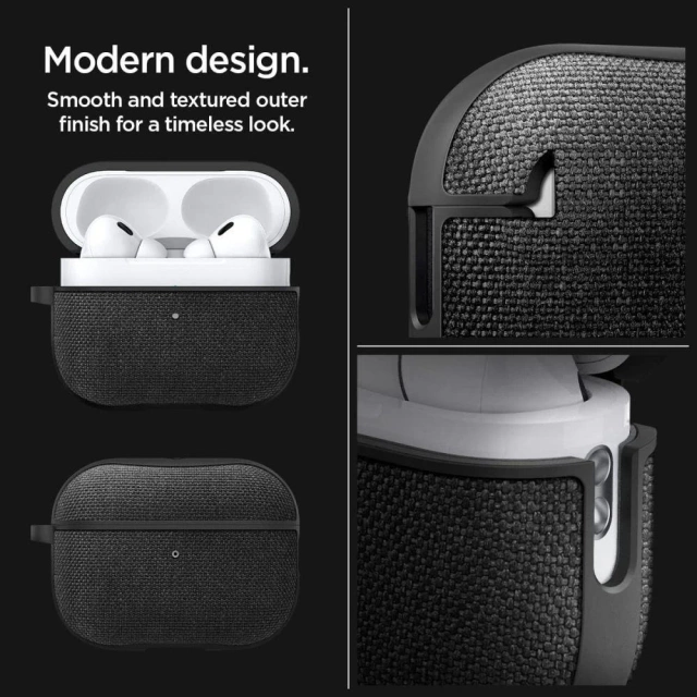 Spigen Urban Fit protective case for Apple AirPods Pro 1 / 2 Black