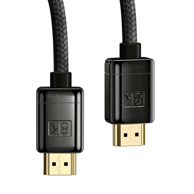 Kabel 2m Baseus High Definition Serie HDMI 2.1 8K 60Hz 3D HDR 48Gbps Czarny