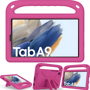 Hülle für Samsung Galaxy Tab A9 2023 8,7" X110 / X115 Kinder-Tablet-Hülle Alogy Kids Case Pink