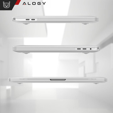 Tvrdé puzdro Alogy pre Apple MacBook Air 13 M1 2021 Transparent
