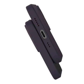 Набір чохлів Baseus Liquid Silica Gel Case for iPhone 14 Pro (Purple) Tempered Glass Cleaning Kit