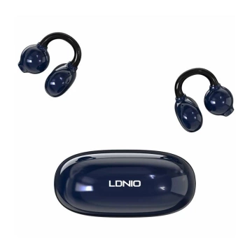 Навушники-вкладиші LDNIO T09 Bluetooth 5.4 з кейсом, 20 годин, темно-сині