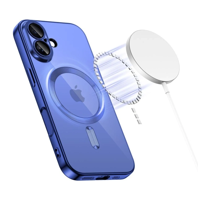 Etui Ochronne do iPhone 17 Tech-Protect MagFlex MagSafe Shiny Mist Blue