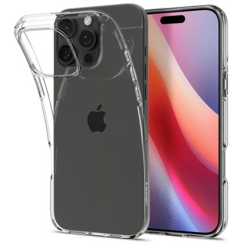 Puzdro na iPhone 16 Pro Max Spigen Liquid Crystal ochranné puzdro na telefón Crystal Clear
