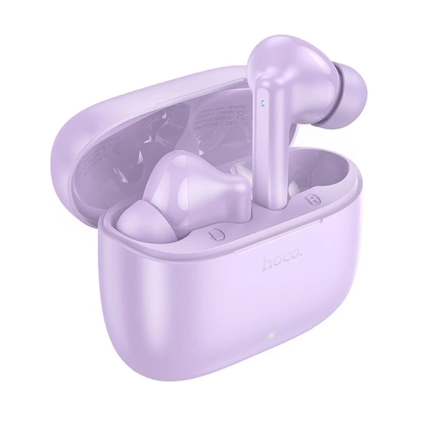 Bezdrôtové Bluetooth slúchadlá HOCO TWS EQ2 fialové