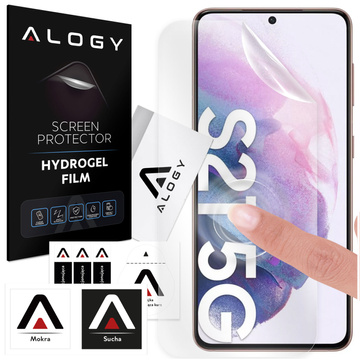 Гідрогелева плівка для Samsung Galaxy S21, захисний екран телефону, Alogy Hydrogel Film