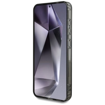 Etui Karl Lagerfeld Rhinestones Karl Head Logo do Samsung Galaxy S25 Czarny