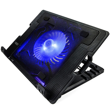 Laptop Cooling Pad LED Backlit Laptop Stand NoteBook ChromeBook 9-17" BHP Black