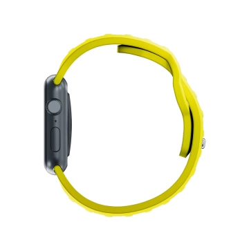 Pasek do smartwatcha 3mk силіконовий ремінець для Apple Watch 42/44/45/49 мм жовтий