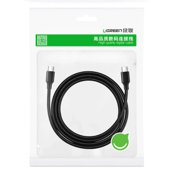 UGREEN USB Typ C Kabel zum Laden und Datentransfer 3A 0,5m schwarz (US286)