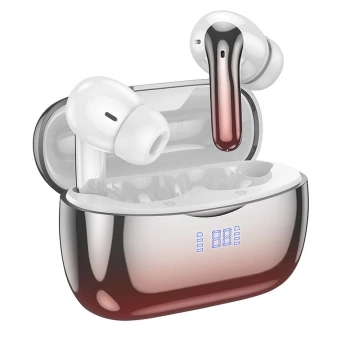 Bezdrôtové Bluetooth slúchadlá HOCO TWS ANC ENC EQ16 – červené s nabíjacím puzdrom