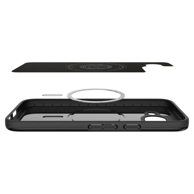 Google Pixel 9a Spigen Thin Fit Mag MagSafe Schwarze Hülle