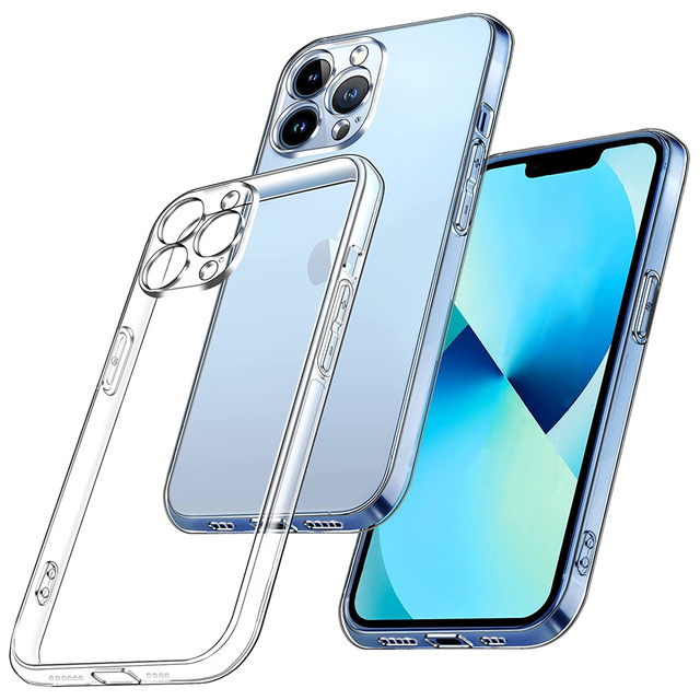 Obrnené puzdro Alogy Hybrid Case pre Apple iPhone 13 Pro s krytom fotoaparátu Clear Glass