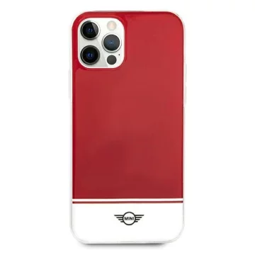 Stripe Collection hardcase phone case for iPhone 12/12 Pro red/red