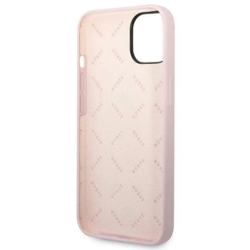 Чохол для телефону Guess для iPhone 14 6.1" purple/purple hardcase Silicone Triangle