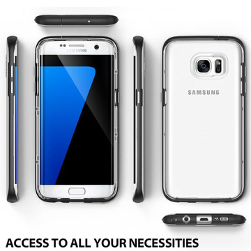 Чохол-кільце Fusion Frame для Samsung Galaxy S7 Edge SF, чорний