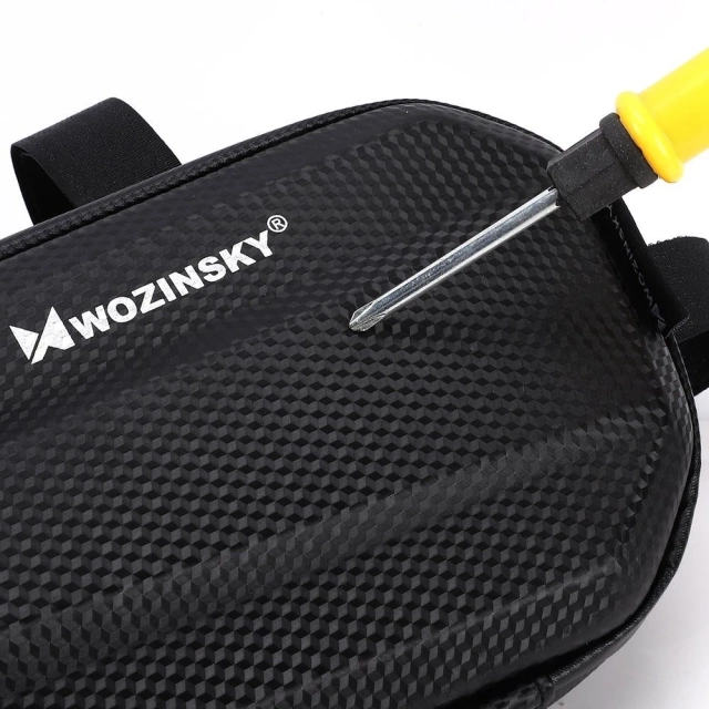 Wozinsky taška na rám na bicykel 1,5 l čierna (WBB10BK)