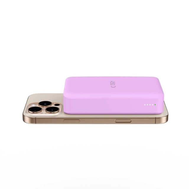 Зовнішній акумулятор Tech-Protect PB12 LifeMag 20000mAh MagSafe Lilac 15W