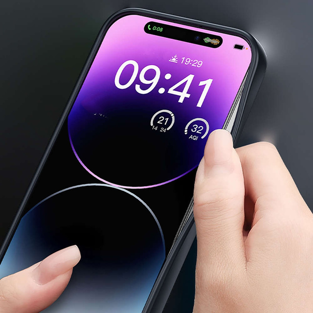 Pouzdro pro Apple iPhone 14 Pro Alogy Hybrid Mag Case pro MagSafe s ochranou fotoaparátu matně černé