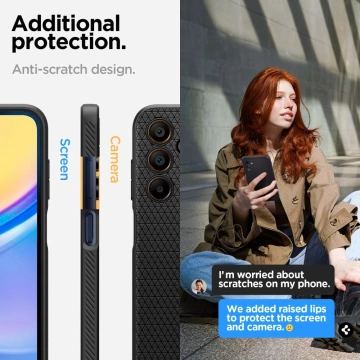 Etui Spigen Liquid Air pre Samsung Galaxy A15 4G / 5G Matte Black