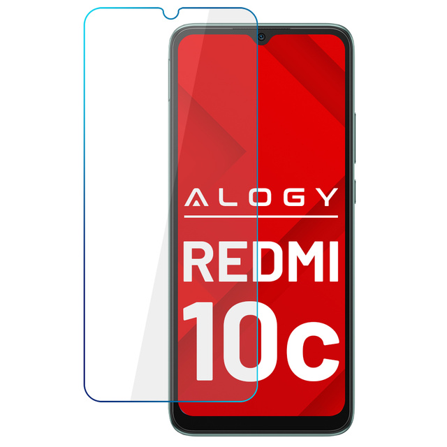 Захисне скло для екрану Xiaomi Redmi 10c загартоване 9H Alogy