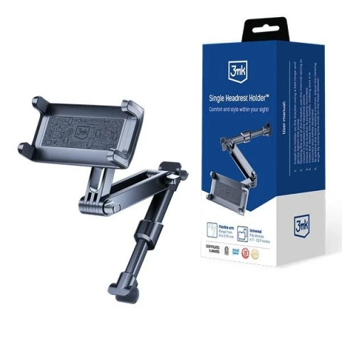 Uchwyt na tablet samochodowy 3MK Single Headrest Holder