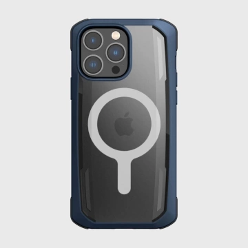 Raptic Secure Case pro iPhone 14 Pro Max s pancéřovým krytem MagSafe modrý