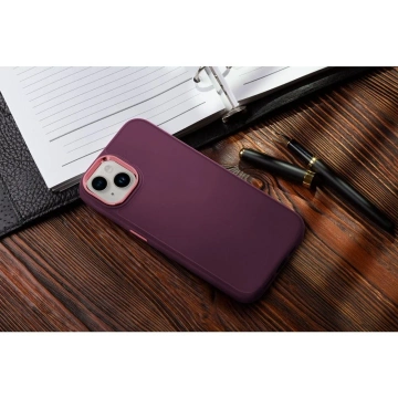 Pouzdro FRAME pro Apple iPhone 15 fialové