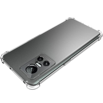 ShockProof Alogy Silikonové Armor pouzdro pro Realme GT Neo 3 Global Transparent