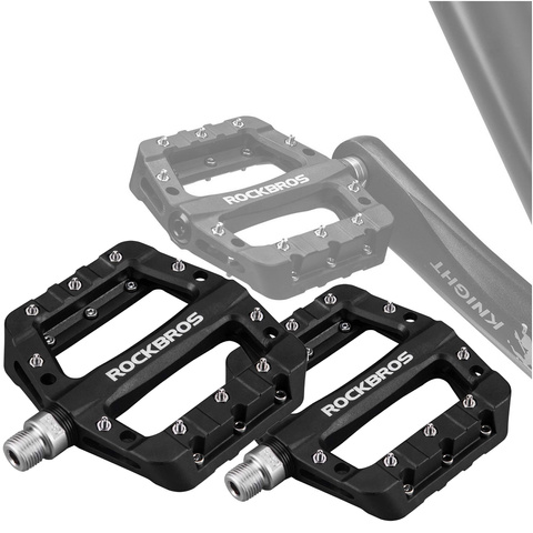 Pedále na bicykel RockBros 2017-12CBK platforma nylon Black