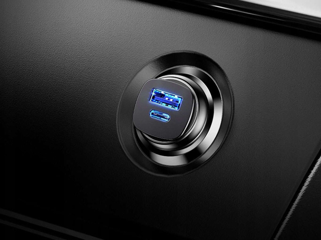 Baseus Square PPS QC 4.0 / PD 3.0 5A 30W Autoladegerät Schwarz