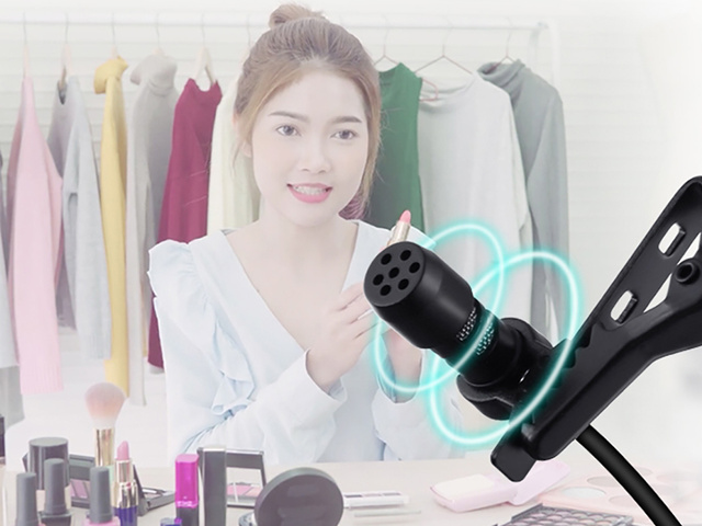 Kravata Puluz Microphone Jack s klipem 1,5m 3,5mm Jack PU424