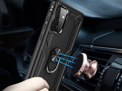 Armorové pouzdro Alogy Stand Armor Ring pro Samsung Galaxy A72 Black